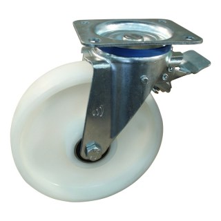ruota girevole con freno serie 250mm 34,12 montaggio a sfere