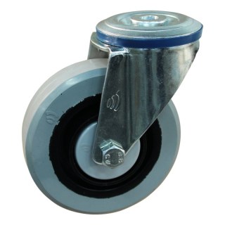 roulette pivotante 125mm série 14 ᠆ 10 trou pour boulon roulement à billes