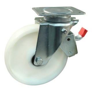 roulette pivotante avec frein 175mm serie 34 ᠆ 14 montage de la plaque roulement à billes