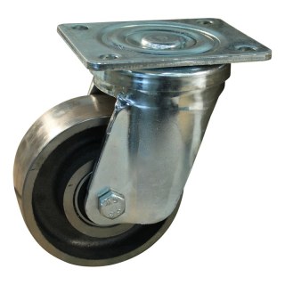 roulette pivotante 130mm serie 45 ᠆ 18 montage de la plaque palier lisse