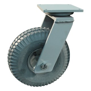 swivel castor 3.00-4 2.10x4 ET0 NL69mm steel C-248 grey 212mm 20 plate mounting roller bearing