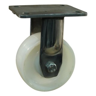 roue fixe 150mm serie 34 ᠆ 32 montage de la plaque roulement à aiguilles éxécution inox