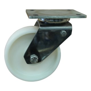 roulette pivotante avec frein 200mm serie 34 ᠆ 32 montage de la plaque roulement à aiguilles éxécution inox