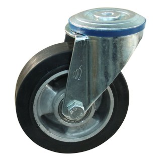 roulette pivotante 125mm série 10 ᠆ 10 trou pour boulon roulement à billes
