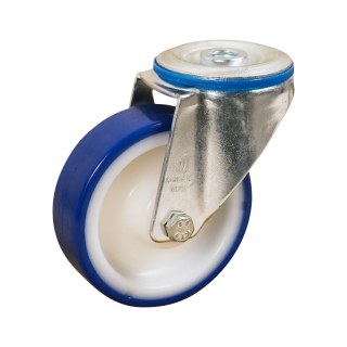 roulette pivotante 100mm série 27 ᠆ 15 trou pour boulon palier lisse