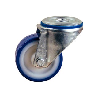 roulette pivotante 80mm série 27 ᠆ 15 trou pour boulon palier lisse