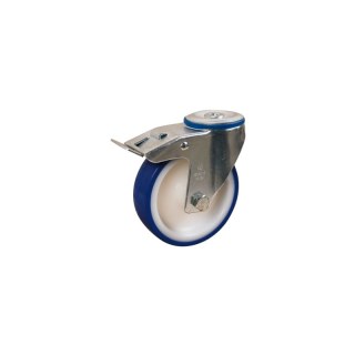 roulette pivotante avec frein 125mm série 27 ᠆ 15 trou pour boulon roulement à billes