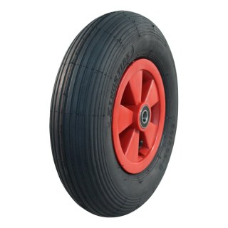 pneu + roue 4.80/4.00-8 2.50Ax8 ET0 NL88mm plastique V-5501A Rouge