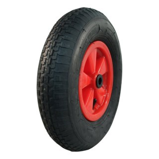 luchtband + wiel 4.80/4.00-8 2.50Ax8 ET0 glijlager Ø20 NL88mm kunststof V-6635 rood