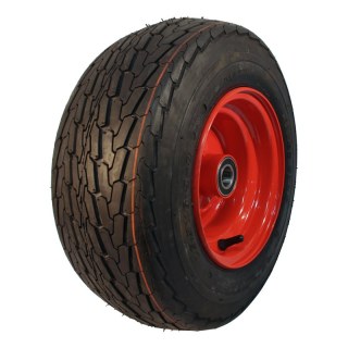 luchtband + wiel 16.5x6.5-8 5.50Bx8H2 ET0 NL100mm staal KT-705 rood