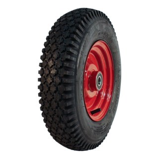 pneu + roue 4.80/4.00-8 2.50Ax8 ET0 NL75mm métal S-2202 Rouge