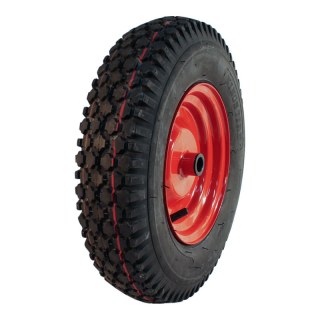 luchtband + wiel 4.80/4.00-8 2.50Ax8 ET0 rollager Ø25 NL100mm staal V-6602 rood