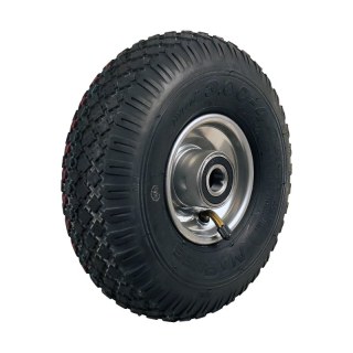 pneu + roue 3.00-4 2.10x4H2 ET0 NL75mm métal S-2303 gris