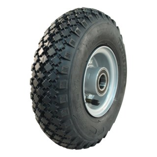 pneu + roue 3.00-4 2.10x4H2 ET0 NL75mm métal V-6605 gris