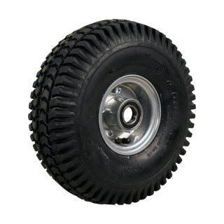 pneu + roue 4.00-4 2.10-4H2 ET0 roulement à billes Ø25 NL75mm métal C-248 gris argent