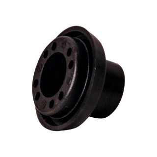 T-stopper Ø25mm Ø20,2 45mm PA, Tiefschwarz RAL 9005