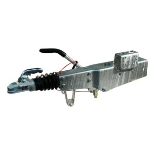 timon à inertie KRV35-A ⧄120 mécanique têtes d'attelage support de roue jockey soudé