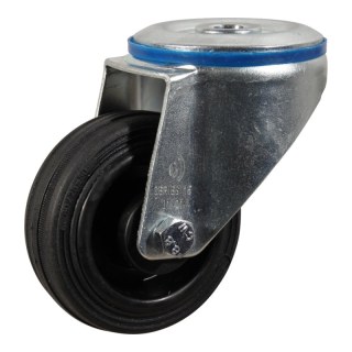 roulette pivotante 80mm série 01 ᠆ 15 trou pour boulon roulement à rouleaux