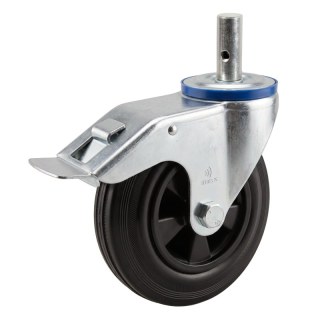 roulette pivotante avec frein 140mm série 01 ᠆ 15 goupille palier lisse