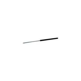elastic locking gas spring (F) 10-23 30mm 1 155mm GZ18 (M10x1x18) AB11 (Ø8,1 t=10) 500N cylinder with UV paint jet black RAL 900