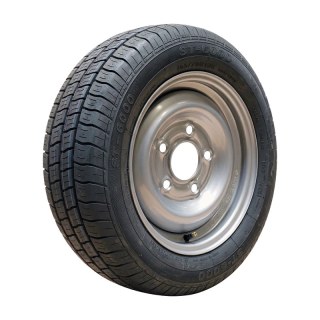 pneu + roue 155/70 R12C 4½Jx12H2 ET30 67/112/5 métal Kargomax ST-6000 M+S gris argent