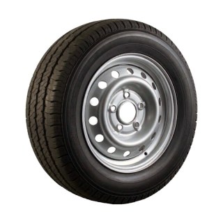 Komplettrad 195 R14C 5½Jx14H2 ET30 67/112/5 Stahl Maxmiler Pro Silbergrau