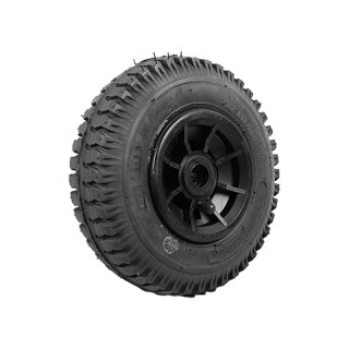 air tire + wheel 2.50-4 2.10x4 (260x85) roller bearing Ø20 NL50mm plastic PP V-6606 black
