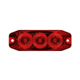 Feu arrière LED compact, feu de freinage | 12-24V | (cabuchon rouge)