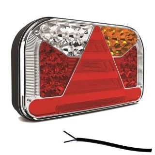 Droite | Feu arrière LED, câble de 4m avec connecteur coulissant