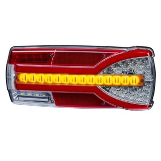 Droite | Feu arrière LED dynamique clignotant | 12-24V | Connecteur AMP 7-PIN