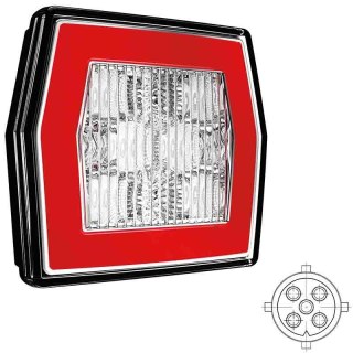 LED feu de recul avec feu arrière LED | 12-24V | 5-PIN raccordement