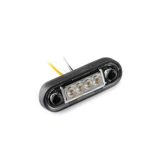 Lampe de marquage LED bicolore blanc/orange 12-24V | 0,15m. de cable