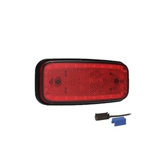 Feu de position LED rouge | 12-24V | 0,75mm². connecteur