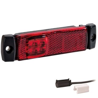Feu de position LED rouge | 12-24V | 1,5mm. connecteur