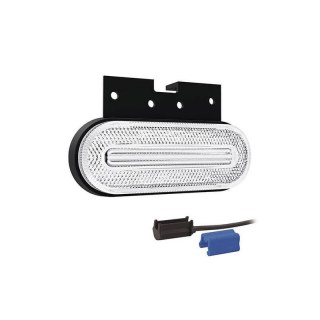 Feu de position LED blanc | 12-24V | 0,75mm². connecteur