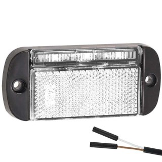 Feu de position LED blanc | 12-24V | connecteur 2-PIN