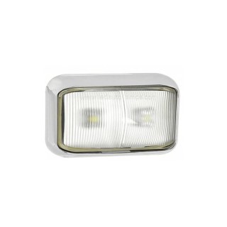 Feu de position LED blanc | 12-24V | câble de 20cm.