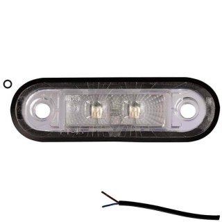 Feu de position LED blanc | 12-24V | 50cm. cable