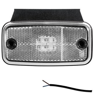 Feu de position LED blanc | 12-24V | 50cm. cable