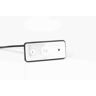 Feu de position LED blanc | 12-24V | 50cm. câble avec 1,5mm². connecteur