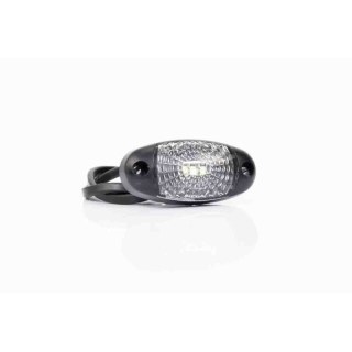 Feu de position LED blanc | 12-24V | 50cm. de cable | 1,5mm. connecteur