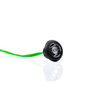 LED Feu compact de décoration à encastrer vert 12/24V