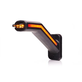 LED Feu de gabarit LED gauche excl. feu clignotant, cabuchon foncé 12-24V