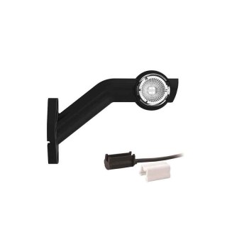 Gauche | Feu de gabarit LED avec tige inclinée | 12-36v | 1.5mm². connecteur