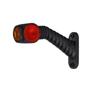 Gauche | Feu de gabarit LED rouge/blanc/ambre | 12-24V | 50cm. cable