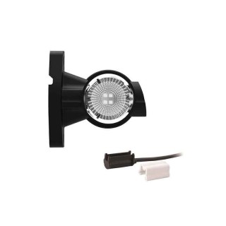 Gauche | feu de gabarit LED | tige courte | 12-24V | 1.5mm². connecteur