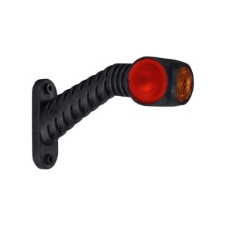 Droite | feu de gabarit LED rouge/blanc/ambre | 12-24V | 50cm. cable