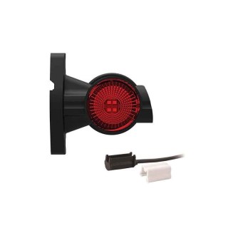 Droite | feu de gabarit LED | tige courte | 12-36v | 1.5mm². connecteur