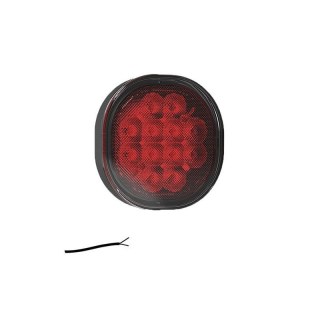 Lampe de brouillard LED | 12-24V | 50cm. de cable (montage plat)