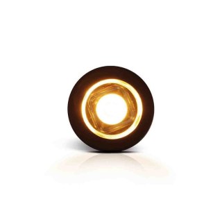 Feu de position LED compact à installer orange | 24V